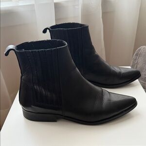 Black Leather Boots